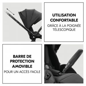 Poussette duo move n care black Hauck