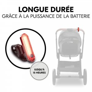 Lumière arrière universelle pour poussette Hauck