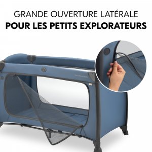 Lit parapluie 3 en 1 play n relax center dark-blue Hauck