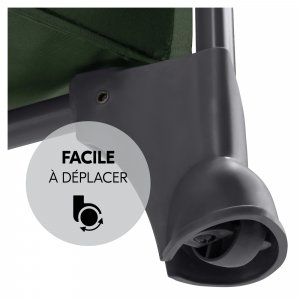 Lit parapluie 3 en 1 play n relax center dark-green Hauck