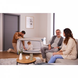 Lit parapluie 3 en 1 sleep n play go plus dusty-cork Hauck