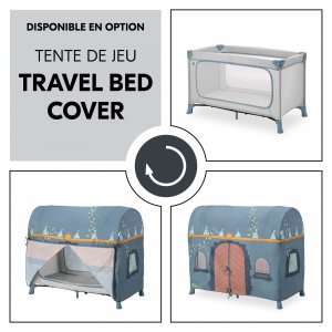 Lit parapluie dream and play plus dusty-blue Hauck