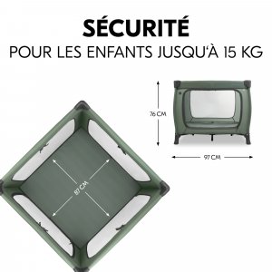 Lit parapluie parc pliant sleep n play sq set Hauck