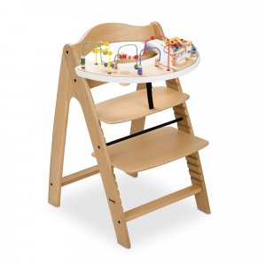 Jeux pour plateau de chaise haute en bois play moving Hauck