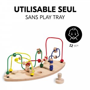 Jeux pour plateau de chaise haute en bois play moving Hauck