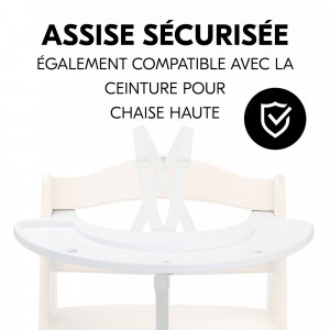 Tablette pour jeux pour chaise haute en bois arketa play tray Hauck