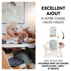 Jeux de plateau pour chaise haute en bois arketa play planting s Hauck
