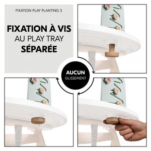 Jeux de plateau pour chaise haute en bois arketa play planting s Hauck