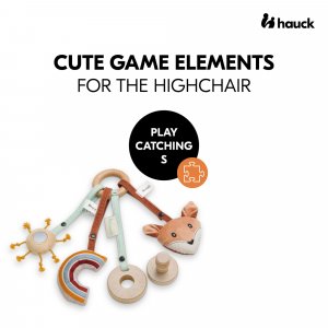 Jeux pour plateau de chaise haute en bois play catching s Hauck