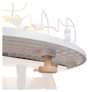 Plateau de jeu pour chaise haute alpha+ bois blanc Hauck