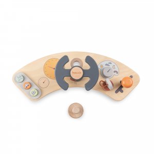 Jeux de plateau pour chaise haute en bois play cockpit Hauck