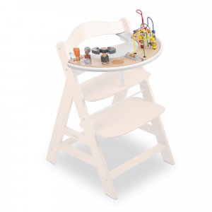 Jeux de plateau pour chaise haute en bois play cockpit Hauck