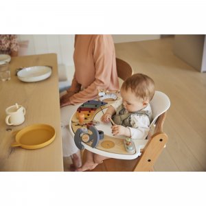 Jeux de plateau pour chaise haute en bois play cockpit Hauck