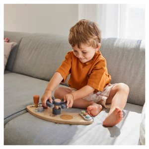 Jeux de plateau pour chaise haute en bois play cockpit Hauck