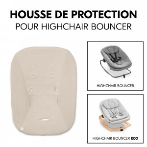 Housse pour transat bébé beige clair Hauck