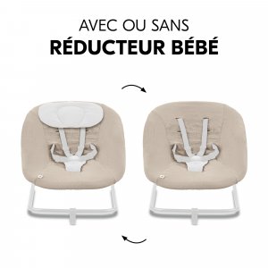 Housse pour transat bébé beige clair Hauck