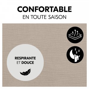 Housse pour transat bébé beige clair Hauck