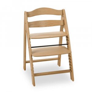 Chaise haute évolutive arketa bois naturel oak Hauck