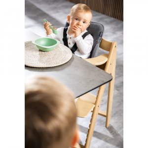 Chaise haute évolutive arketa bois naturel oak Hauck