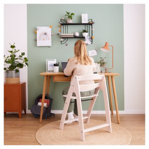 Chaise haute évolutive arketa bois naturel oak Hauck