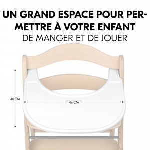 Plateau pour chaise haute en bois arketa click tray Hauck