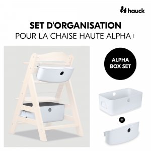 Boîtes de rangement pour chaise haute alpha+ Hauck