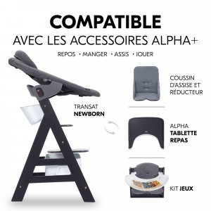 Boîtes de rangement pour chaise haute alpha+ Hauck