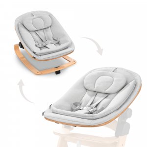 Transat bébé pour chaise haute arketa bouncer eco light-grey Hauck