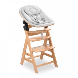 Transat bébé pour chaise haute arketa bouncer eco light-grey Hauck
