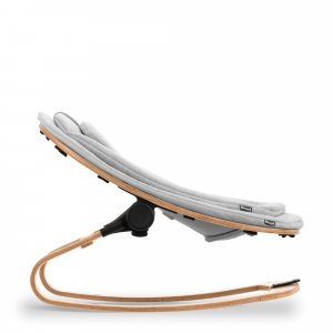 Transat bébé pour chaise haute arketa bouncer eco light-grey Hauck