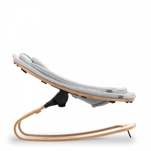 Transat bébé pour chaise haute arketa bouncer eco light-grey Hauck