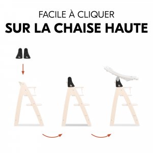 Adaptateur pour chaise haute arketa noir Hauck