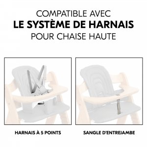 Coussin d'assise pour chaise haute dark grey Hauck