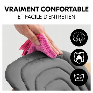 Coussin d'assise pour chaise haute dark grey Hauck