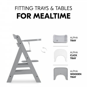 Chaise haute alpha+ Hauck