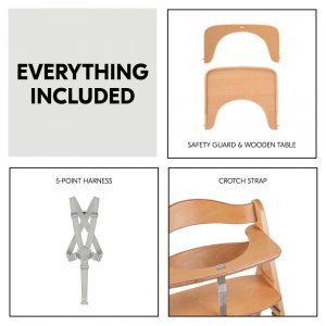 Chaise haute évolutive beta+ naturelle Hauck