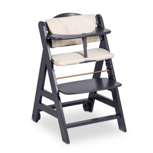 Chaise haute évolutive beta+ dark grey Hauck