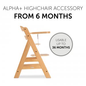 Tablette pour chaise haute alpha bois naturel Hauck