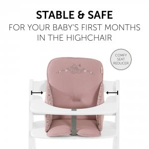 Coussin réducteur de chaise haute select bambi rose Hauck