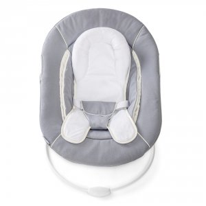 Transat balancelle pour chaise haute évolutive alpha 2en1 stretch grey Hauck