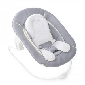 Transat balancelle pour chaise haute évolutive alpha 2en1 stretch grey Hauck