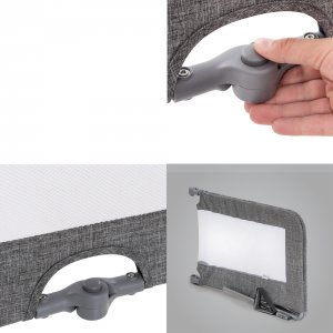 Barrière de lit sleep n safe plus xl melange grey Hauck
