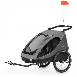 Remorque pour vélo dryk duo grey Hauck
