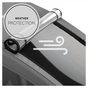 Remorque pour vélo dryk duo grey Hauck