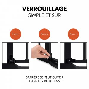 Barrière de sécurité clear step autoclose Hauck