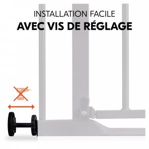 Barrière de sécurité clear step autoclose Hauck