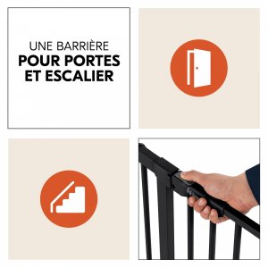Barrière de sécurité clear step autoclose Hauck