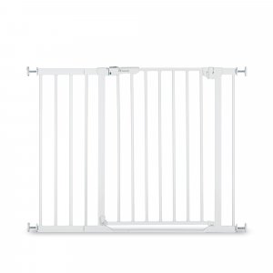 Barrière d'escalier clear step autoclose 2 avec extension +21 cm white Hauck