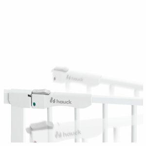 Barrière d'escalier clear step autoclose 2 avec extension +21 cm white Hauck