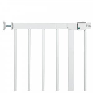 Barrière d'escalier clear step autoclose 2 avec extension +21 cm white Hauck